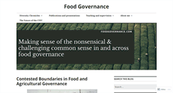 Desktop Screenshot of foodgovernance.com